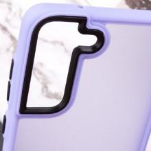 Чехол TPU+PC Lyon Frosted для Samsung Galaxy S21 FE – Фиолетовый