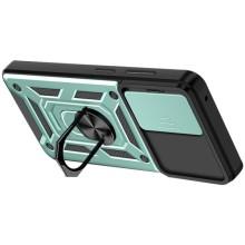 Ударостійкий чохол Camshield Serge Ring для Samsung Galaxy S21 FE – Зелений