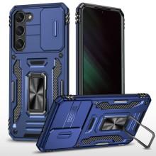 Ударопрочный чехол Camshield Army Ring для Samsung Galaxy S21 FE – Синий
