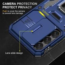 Ударопрочный чехол Camshield Army Ring для Samsung Galaxy S21 FE – Синий