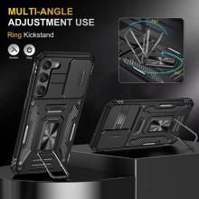 Ударопрочный чехол Camshield Army Ring для Samsung Galaxy S21 FE – Черный