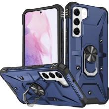 Ударопрочный чехол Pathfinder Ring для Samsung Galaxy S21 FE – Синий