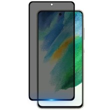 Защитное стекло Privacy 5D (тех.пак) для Samsung Galaxy S21 FE – Черный