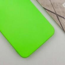 Чехол TPU GETMAN Liquid Silk Full Camera для Samsung Galaxy S21 FE – Салатовый