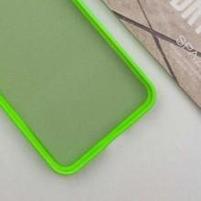 Чехол TPU GETMAN Liquid Silk Full Camera для Samsung Galaxy S21 FE – Салатовый