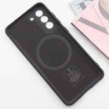 Чохол Silicone Cover Lakshmi Full Camera (AA) with MagFit для Samsung Galaxy S21 FE – Чорний