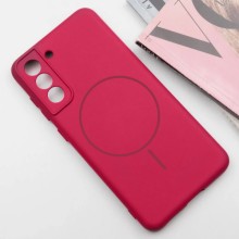 Чохол Silicone Cover Lakshmi Full Camera (AA) with MagFit для Samsung Galaxy S21 FE – Червоний
