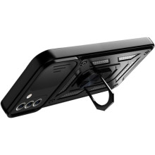Чохол Ummi Camshield Serge Ring для Samsung Galaxy S21 FE – Чорний