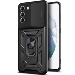 Чехол Ummi Camshield Serge Ring для Samsung Galaxy S21 FE – Черный