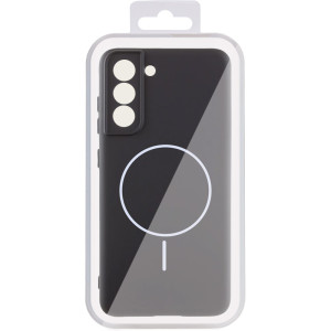 Чехол Silicone Cover Lakshmi Full Camera (AA) with Magnetic Fit для Samsung Galaxy S21 FE – Черный