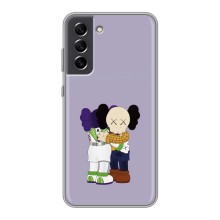 Чехлы для Samsung Galaxy S21 FE - Bearbrick Louis Vuitton (PREMIUMPrint) (Дружба Беарбрик)