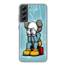 Чехлы для Samsung Galaxy S21 FE - Bearbrick Louis Vuitton (PREMIUMPrint) (Плач Bearbrick)