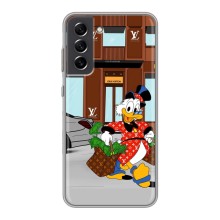 Чехли для Samsung Galaxy S21 FE - Скрудж МакДак Louis Vuitton (PREMIUMPrint) (Скрудж ЛВ)