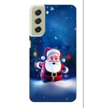 Чехлы на Новый Год Samsung Galaxy S21 FE (Маленький Дед Мороз)