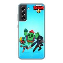 Чехлы Brawl Stars для Samsung Galaxy S21 FE (AlphaPrint)