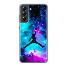 Чехлы для Samsung Galaxy S21 FE - с картинкой JORDAN (AlphaPrint) (Яркий Джордан)
