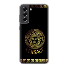 Чехлы VERSACE для Самсунг С21 ФЕ (PREMIUMPrint) (Logo Versace)