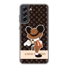 Чехол Disney Mouse Samsung Galaxy S21 FE (PREMIUMPrint) (Микки Джексон)