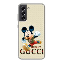 Чехол Disney Mouse Samsung Galaxy S21 FE (PREMIUMPrint) (Mikki Gucci)