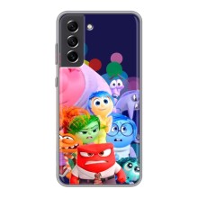 Чехол Головоломка для Samsung Galaxy S21 FE - (AlphaPrint) – Герои головоломки