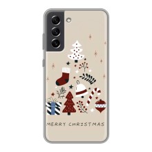 Чехол Санта Клаус для Samsung Galaxy S21 FE (Merry Christmas)