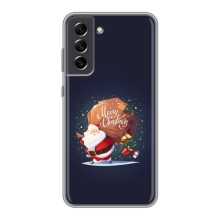 Чехол Санта Клаус для Samsung Galaxy S21 FE (Подарки от Санты)