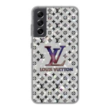 Чехол Стиль Louis Vuitton на Samsung Galaxy S21 FE (Яркий LV)