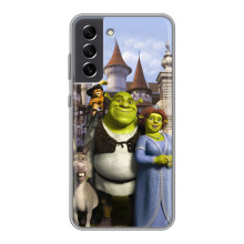 Чехол с мультфильмом Шрек на Samsung Galaxy S21 FE