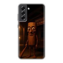 Чехол с мемом Тралалело тралала на Samsung Galaxy S21 FE (Тунг тунг тунг сахур)