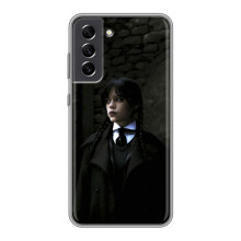 Чехол с дизайном Венздей 2 на Samsung Galaxy S21 FE – Уэнсдей в костюме