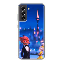Чехол Зоотрополіс на Samsung Galaxy S21 FE – Герои Зверополиса