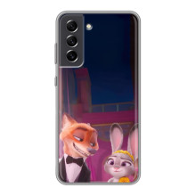 Силіконовий чохол з принтом Зоотрополіс для Samsung Galaxy S21 FE – Головні герої