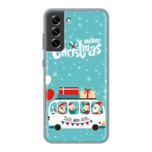 Силиконовый бампер на рождество для Samsung Galaxy S21 FE – Рождественское настроение