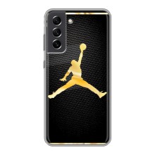 Силиконовый Чехол Nike Air Jordan на Самсунг С21 ФЕ (Джордан 23)