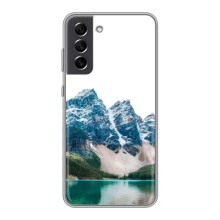 Силиконовый чехол с КАРТИНКАМИ лето для Samsung Galaxy S21 FE (AlphaPrint) (Гори)