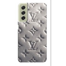 Текстурный Чехол Louis Vuitton для Самсунг С21 ФЕ – Бежевый ЛВ