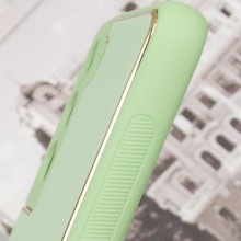 Кожаный чехол Xshield для Samsung Galaxy S21+ – Зеленый