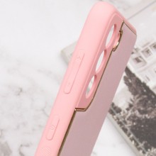 Кожаный чехол Xshield для Samsung Galaxy S21+ – Розовый