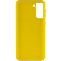 Силіконовий чохол Candy для Samsung Galaxy S21+ – Жовтий