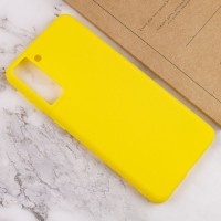 Силиконовый чехол Candy для Samsung Galaxy S21+ – Желтый