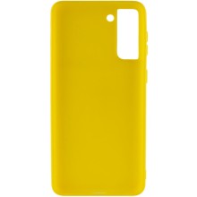 Силиконовый чехол Candy для Samsung Galaxy S21+ – Желтый