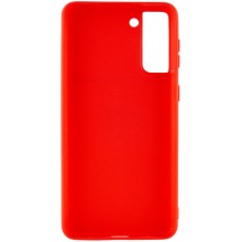 Силіконовий чохол Candy для Samsung Galaxy S21+ – Червоний