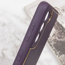 Кожаный чехол Xshield для Samsung Galaxy S21+ – Фиолетовый