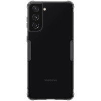 TPU чехол Nillkin Nature Series для Samsung Galaxy S21+ – Серый (прозрачный)