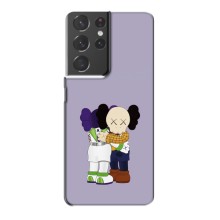 Чехлы для Samsung Galaxy S21 Plus - Bearbrick Louis Vuitton (PREMIUMPrint) (Дружба Беарбрик)