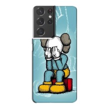 Чехлы для Samsung Galaxy S21 Plus - Bearbrick Louis Vuitton (PREMIUMPrint) (Плач Bearbrick)