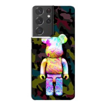 Чехлы для Samsung Galaxy S21 Plus - Bearbrick Louis Vuitton (PREMIUMPrint) (Яркий Bearbrick)