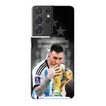 Чехлы для Samsung Galaxy S21 Plus (Leo чемпион) (AlphaPrint) (Месси Чемпион)