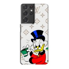 Чехлы для Samsung Galaxy S21 Plus - Скрудж МакДак Louis Vuitton (PREMIUMPrint) (Баксы Скрудж)