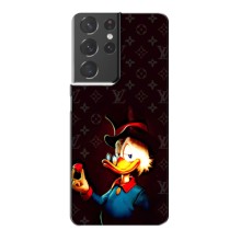 Чехлы для Samsung Galaxy S21 Plus - Скрудж МакДак Louis Vuitton (PREMIUMPrint) (Скрудж с бриллиантом)